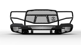 Ranch Hand MFC19HBM1 Midnight Front Bumper with Grille Guard for Select Chevrolet Silverado 1500, LTD
