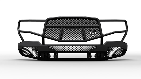 Ranch Hand MFC19HBM1 Midnight Front Bumper with Grille Guard for Select Chevrolet Silverado 1500, LTD