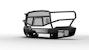 Ranch Hand MFC19HBM1 Midnight Front Bumper with Grille Guard for Select Chevrolet Silverado 1500, LTD