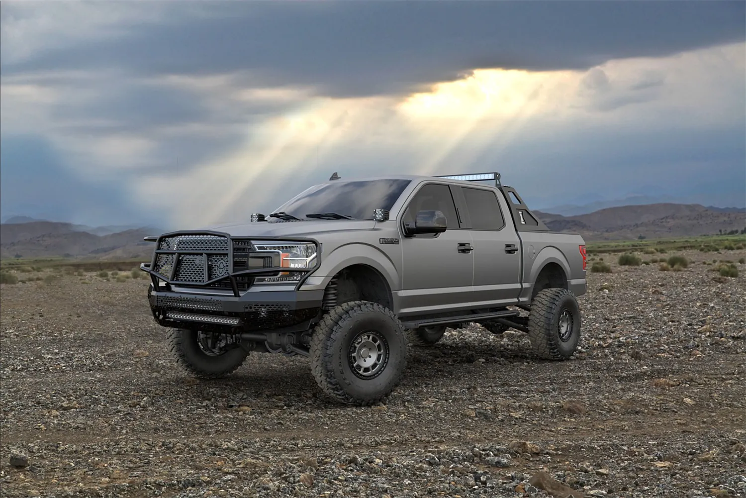 Ranch Hand MFF18HBM1 Midnight Series Front Bumper