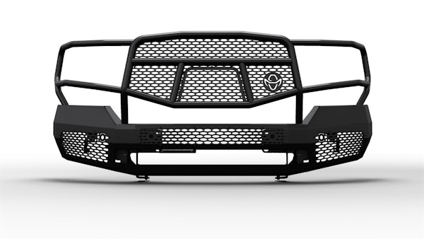 Ranch Hand MFG151BM1 Midnight Front Bumper with Grille Guard for Select GMC Sierra 2500, 3500 HD