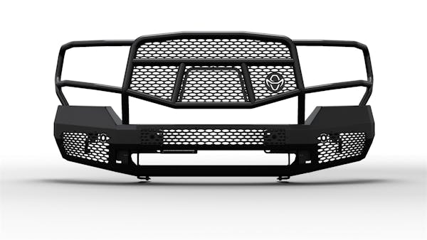 Ranch Hand MFG151BM1 Midnight Front Bumper with Grille Guard for Select GMC Sierra 2500, 3500 HD
