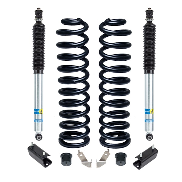 ReadyLIFT 46-2727 2.5'' Coil Spring Front Lift Kit with Bilstein Shocks and Track Bar Bracket
