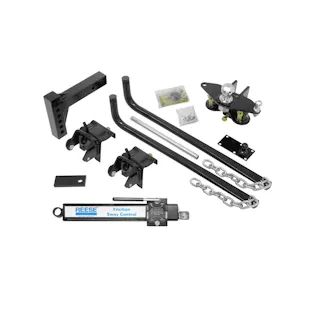 Reese Towpower 66022 Trunnion Weight Distributing Hitch Kit – Up To 12,000 Lbs GTW, 1,200 Lbs TW, With Raised Ball Platform