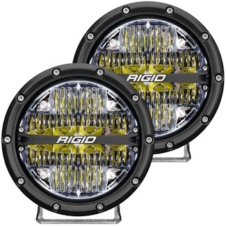 RIGID Industries 36204 360-Series 6in LED Off-Road Drive Beam White Backlight Pair