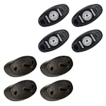 RIGID Industries 400243 Rock Light Kit, Amber 4 lights