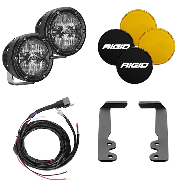 RIGID Industries 46807 Toyota Tundra 4 Inch 360-Series A-Pillar Lighting Kit