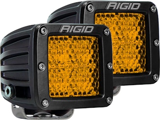 RIGID Industries 90151 D-Series Diffused Rear Facing High/Low Sm Yellow Set Of 2