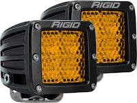 RIGID Industries 90151 D-Series Diffused Rear Facing High/Low Sm Yellow Set Of 2