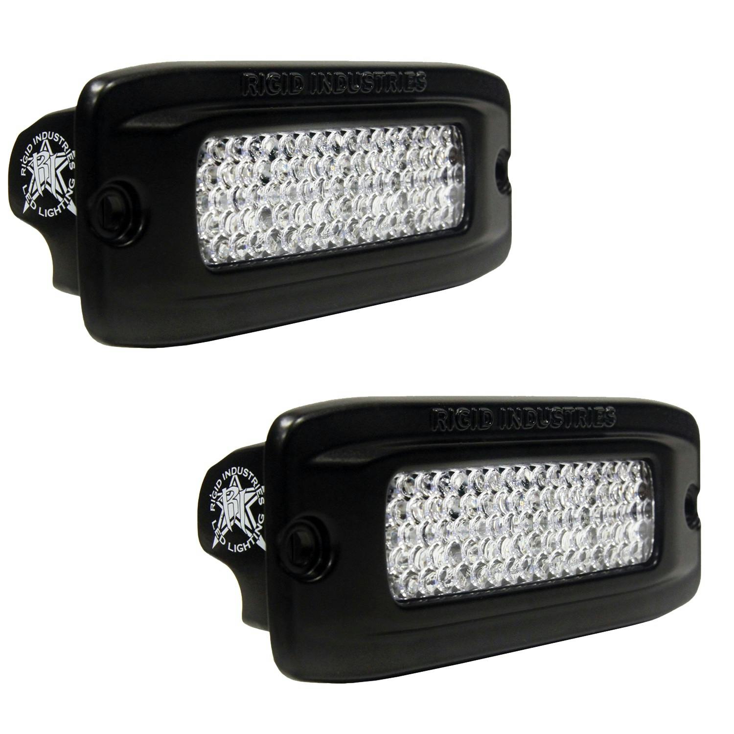 Rigid Industries Sr Q Pro Led Flood Diffused Flush Mount Backup Lights 980033 Car Truck Lighting Lamps Car Truck Parts