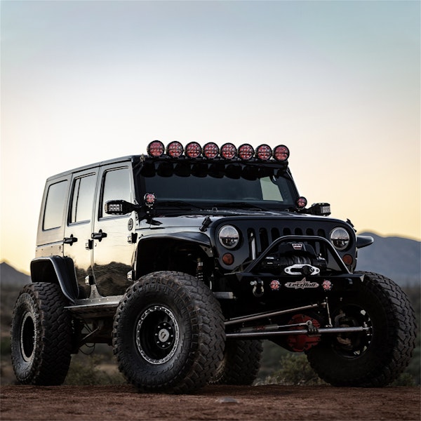 RIGID Industries 363665 Cover for Rigid 360-Series 6 Inch LED Lights, Smoke, Set of 2