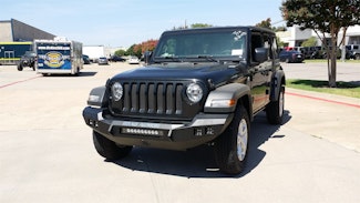 Road Armor 5184F0B Stealth Front Winch Bumper Full Width SPORT/SAHARA-Texture Black WARN PowerPlant