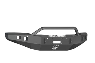 Road Armor 214R4B (4x) Rigid Dually/D2 or Quake LED QSE550 and (2x) Light Tabs on Pre-Runner Bar