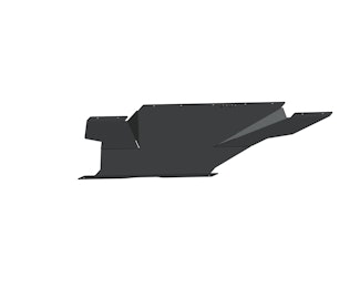 Road Armor 2191XFSPB Spartan Front Bumper Bolt-On Accessory Skid Plate