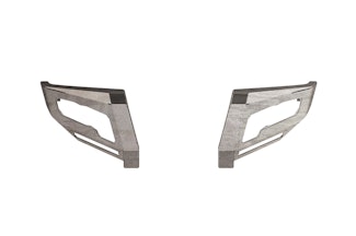 Road Armor 3152DF0 iDentity Front Bumper Components Standard End Pods-Raw Steel