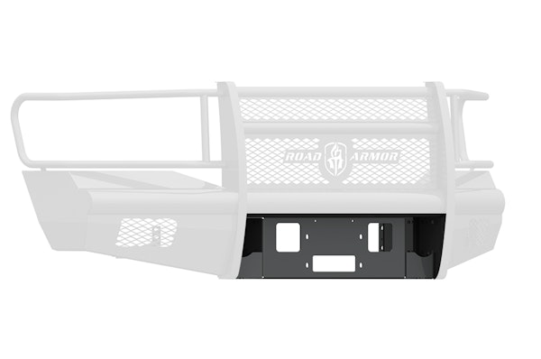 Road Armor 406V-WP Vaquero Front Winch Plates-Texture Black