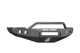 Road Armor 408R4B-NW (1x) 20-inch RIGID Light Bar; (4x) RIGID Dually/D2 or Quake LED QSE550 and (2x)