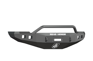 Road Armor 408R4B (4x) Rigid Dually/D2 or Quake LED QSE550 and (2x) Light Tabs on Pre-Runner Bar