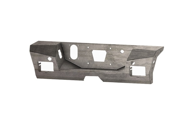 Road Armor 4102DRA iDentity Rear Bumper Components Center Sectionion-Raw Steel
