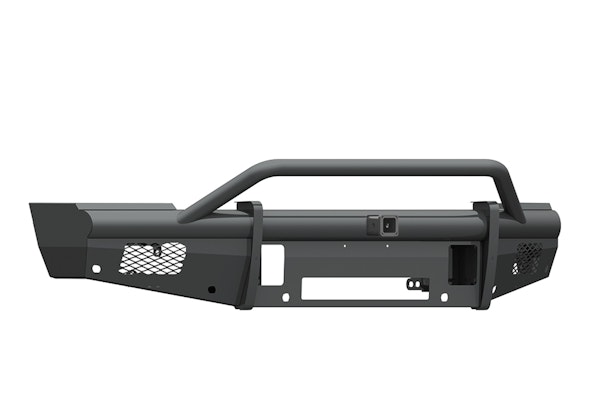 Road Armor 410VF24B Accommodates OEM Fog Lights or (2x) RIGID Dually/D2 or Quake LED QSE550 cubes an
