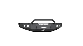 Road Armor 4151F4B (4x) Rigid Dually/D2 or Quake LED QSE550 and (2x) Light Tabs on Pre-Runner Bar