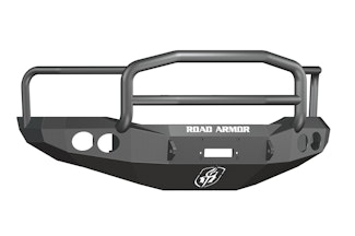Road Armor 44075B (4x) 4-inch diameter : PIAA 510 or Quake LED QFR199 and (3x) Light Tabs on Lones