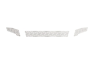 Road Armor 4DFMD Accessory iDentity Front Mesh iD Pattern (Wide Width)-Stainless Steel
