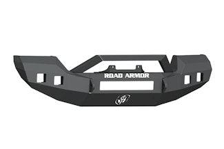 Road Armor 5183F3B Stealth Front Winch Bumper Sheetmetal Bar Guard Full Width RUBICON-Texture Black