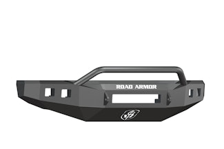 Road Armor 608R4B-NW (1x) 20-inch RIGID Light Bar; (4x) RIGID Dually/D2 or Quake LED QSE550 and (2x)