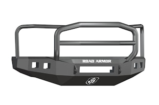 Road Armor 608R5B-NW (1x) 20-inch RIGID Light Bar; (4x) RIGID Dually/D2 or Quake LED QSE550 and (3x)