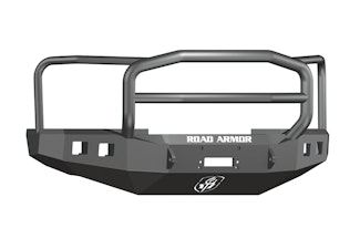 Road Armor 608R5B (4x) Rigid Dually/D2 or Quake LED QSE550 and (3x) Light Tabs on Lonestar Guard