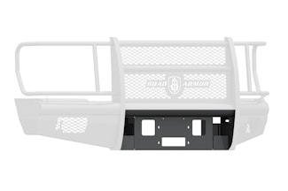 Road Armor 608V-WP Vaquero Front Winch Bumper-Texture Black WARN M12000; Smittybilt XRC