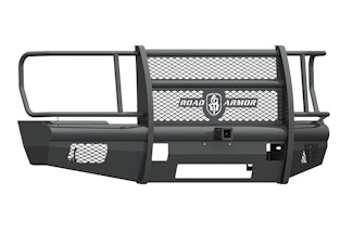 Road Armor 608VF26B Accommodates OEM Fog Lights or (2x) RIGID Dually/D2 or Quake LED QSE550 cubes