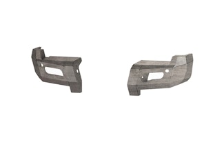Road Armor 6112DR0 iDentity Rear Bumper Components Non-Shackle End Pods-Raw Steel