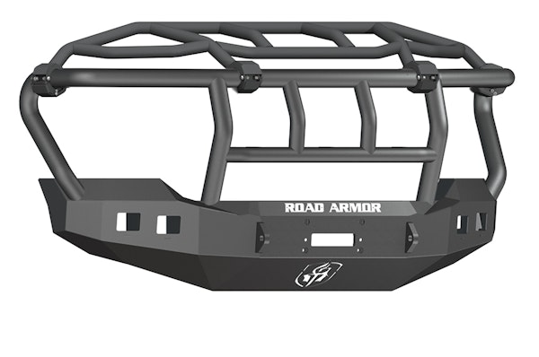 Road Armor 6114R3B (4x) Rigid Dually/D2 or Quake LED QSE550 and (3x) Light Tabs on Titan II Guard