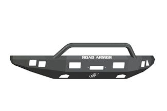 Road Armor 614R4B (4x) LED Cubes; (2x) 6-inch LED Light Bars and (2x) Light Tabs on Pre-Runner Bar