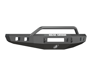 Road Armor 615R4B-NW (1x) 20-inch RIGID Light Bar; (4x) RIGID Dually/D2 or Quake LED QSE550 and (2x)
