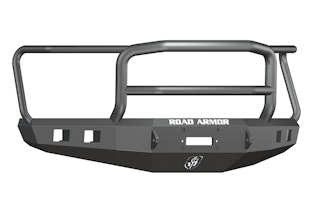 Road Armor 615R5B (4x) Rigid Dually/D2 or Quake LED QSE550 and (3x) Light Tabs on Lonestar Guard