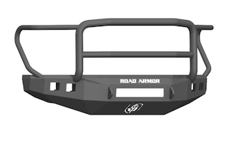 Road Armor 617F5B-NW (1x) 20-inch RIGID Light Bar; (4x) RIGID Dually/D2 or Quake LED QSE550 and (3x)