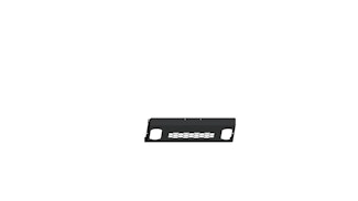 Road Armor 6181V-NWP Vaquero Front Replacement Parts-Texture Black
