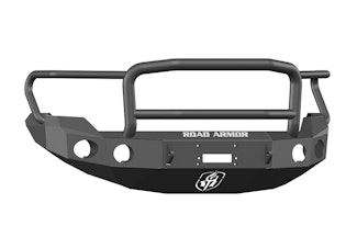 Road Armor 66135B (4x) 4-inch diameter : PIAA 510 or Quake LED QFR199 and (3x) Light Tabs on Lones