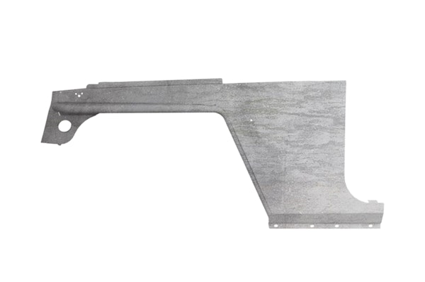 Road Armor JK100 Defender JK Body Armor Front Fender no Flare-Raw Steel