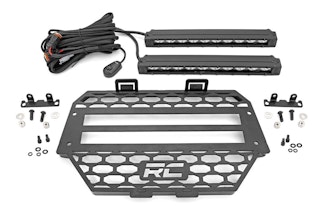 Rough Country 93041 Polaris Dual 10-inch Slimline LED Grille Kit (14-19 RZR 1000)