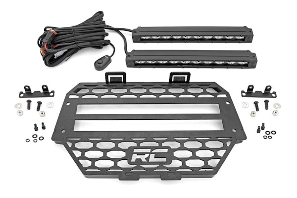 Rough Country 93041 Polaris Dual 10-inch Slimline LED Grille Kit (14-19 RZR 1000)