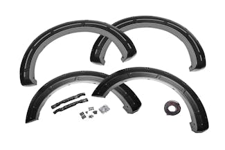 Rough Country A-F11811-UH Defender Pocket Fender Flares  | Black | Ford F-150 2WD/4WD (15-20)