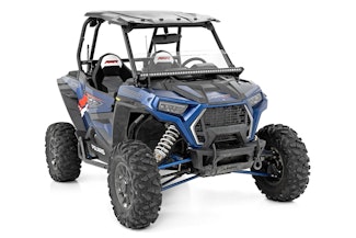 Rough Country 93147 LED Light Kit | Front Mount | 40 Black Single Row | Polaris RZR XP 1000