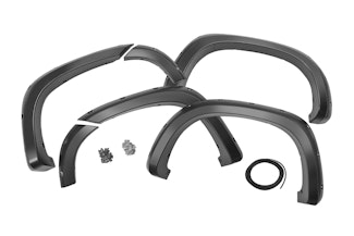 Rough Country F-C11911A-GAZ Pocket Fender Flares | GAZ Summit White | Chevy Silverado 1500 (19-21)