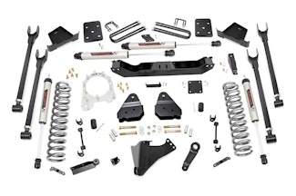 Rough Country 52670 6in Ford 4-Link Suspension Lift Kit w/V2 Shocks (17-19 F-250/350 4WD | Diesel)
