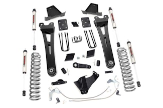 Rough Country 54370 6in Ford Radius Arm Suspension Lift Kit w/ V2 Shocks (15-16 F-250)