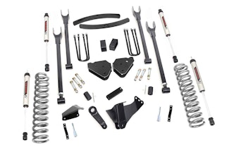 Rough Country 57870 6in Ford 4-Link Suspension Lift Kit w/ V2 Shocks (05-07 F-250/350)